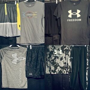 BIG BOYS UNDER ARMOUR BUNDLE — 8 PIECES